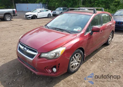 2012 Subaru Impreza 2.0I Premium from USA, damaged, VIN JF1GPAD69CG221659
